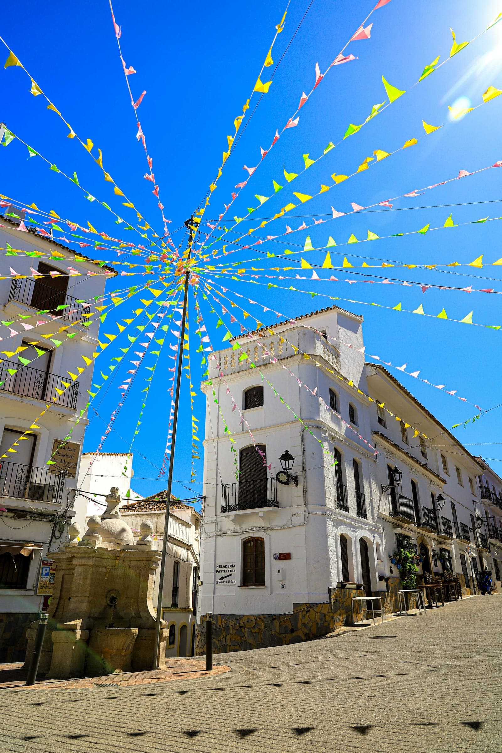 Andalusisches Dorf im Hinterland der Costa del Sol