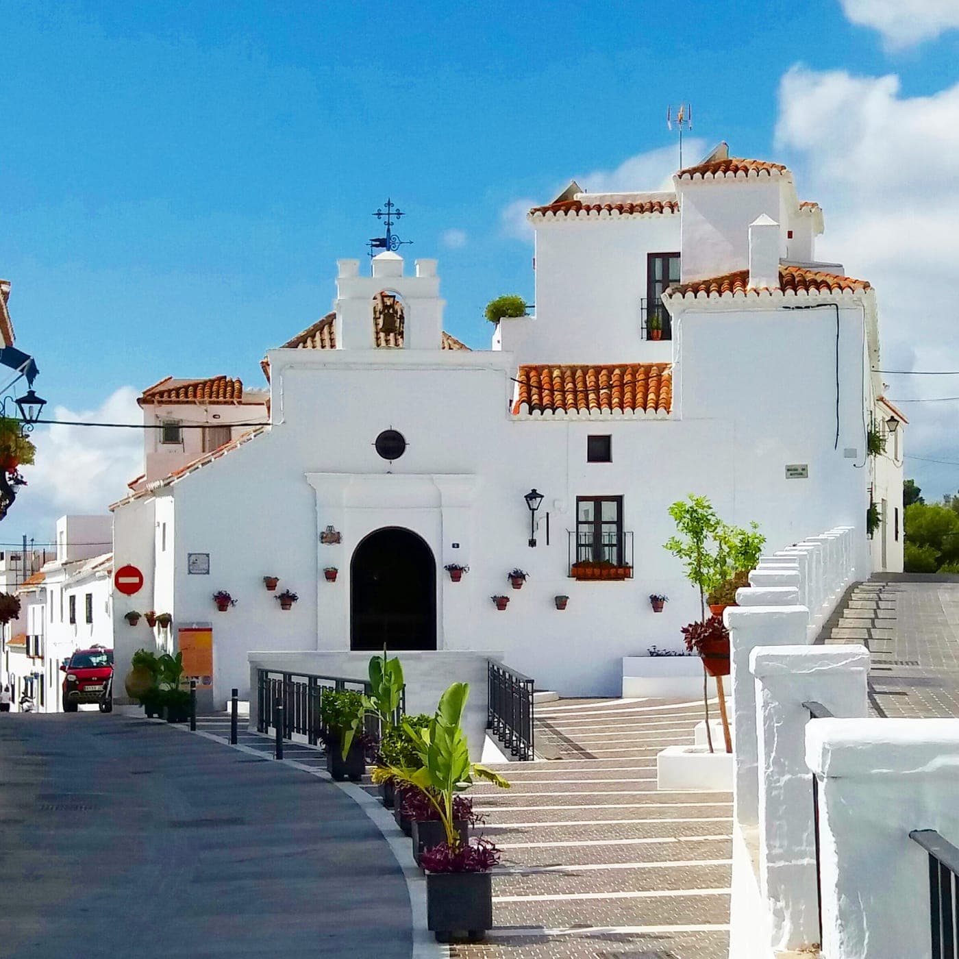 Kirche im historischen Zentrum von Mijas Pueblo