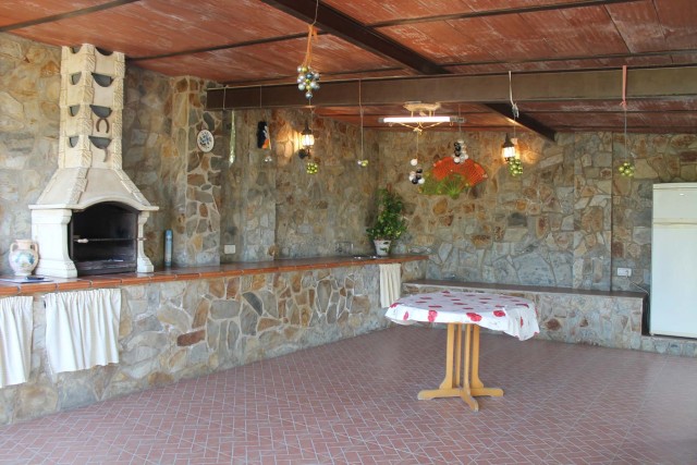 General view Barbacue inside